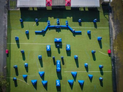 Spielfeld Topansicht