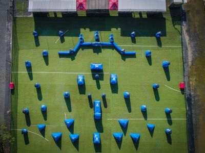 Spielfeld Topansicht