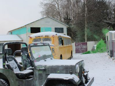 Paintball Schnee